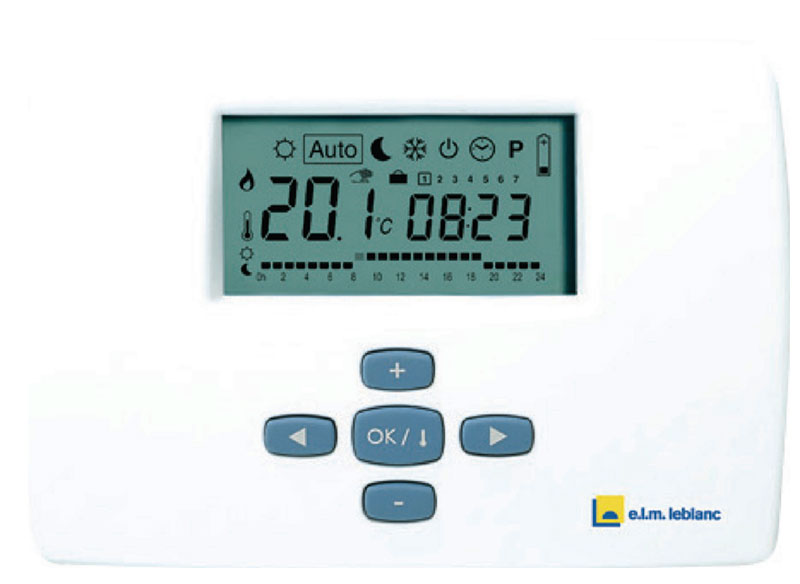Thermostat d'ambiance à programmation hebdomadaire