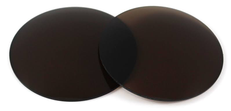 Verre oculaire de protection rond de teinte 5 destiné aux lunettes de soudage