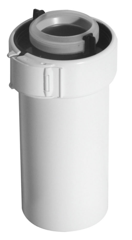 Conduit Rolux Condensation ø.60/100 mm PPTL/PP Blanc long.500 mm Sekurit