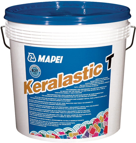 KERALASTIC T Colle réactive R2 Kit 5 kg Blanc