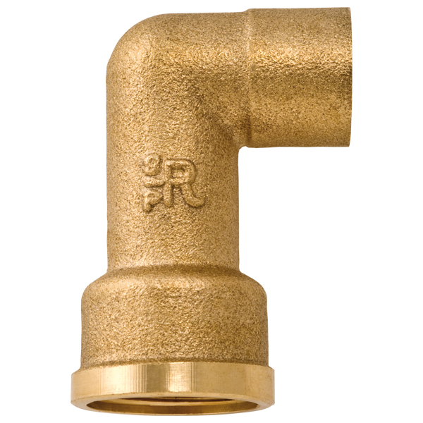 Coude Femelle longueur taraudage 30 mm 15/21 - ø16