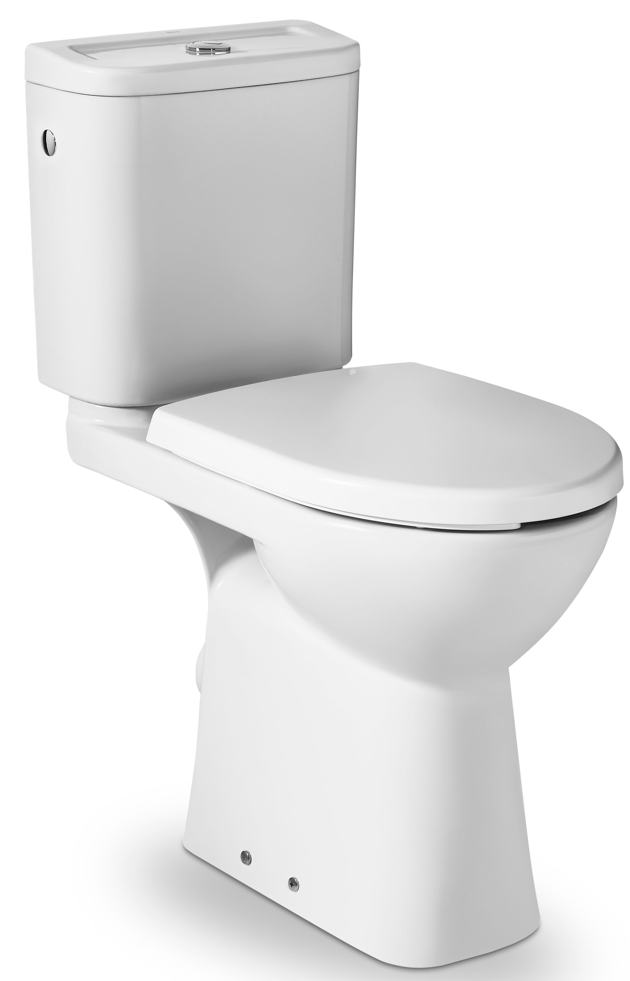 Réservoir SEUL (sans abattant) WC attenant ACCESS - PMR 48 cm à alimentation latérale avec mécanisme 3/6 litres en céramique blanc