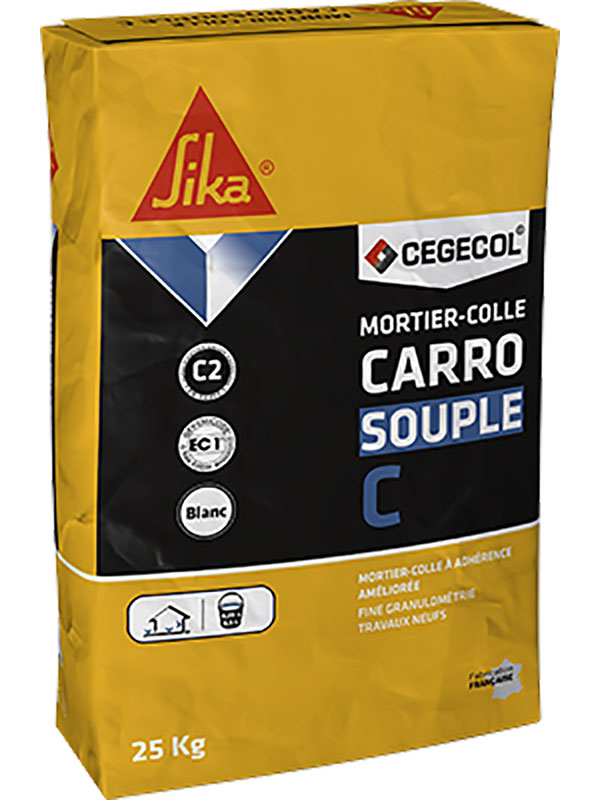 Mortier-colle amélioré CARROSOUPLE C