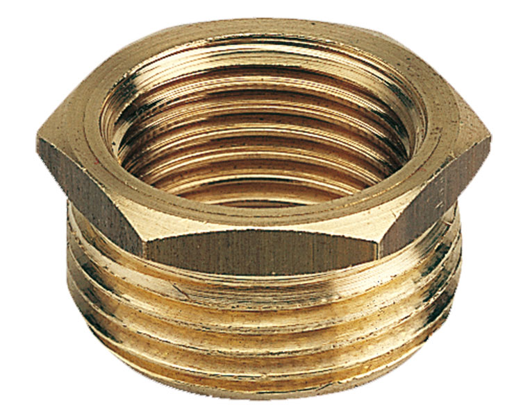 Raccord laiton 8241 - Réduction MF avec collerette 6 pans 50/60 - 40/49