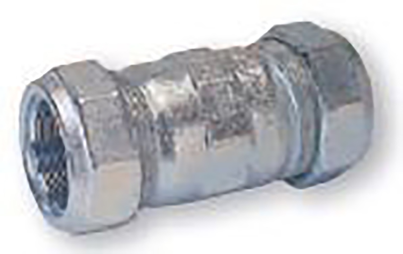 Manchon droit pour tubes acier ø.ext tube 48,3 x 48,3 (1 1/2