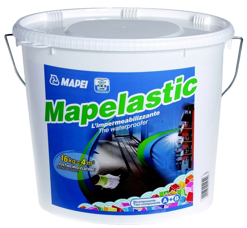 MAPELASTIC Membrane d'imperméabilisation sous carrelage Kit 16 kg (4 m²)