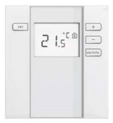 Thermostat d’ambiance radio à commande digitale