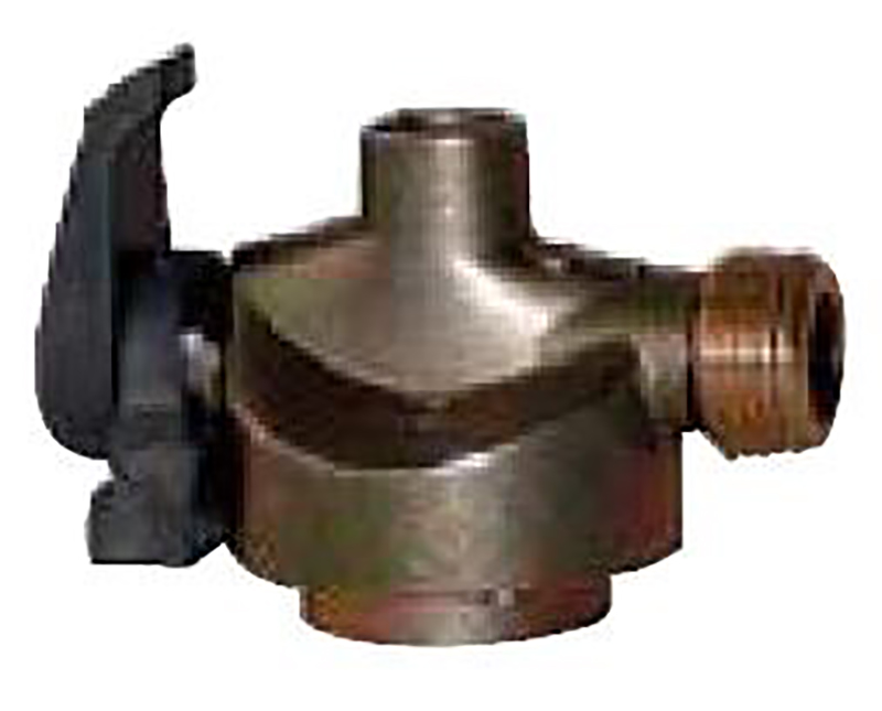Robinet adaptateur à sortie horizontale pour bouteilles à valve automatique