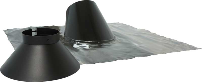 Solin inox 800x800 mm + collet Solin inox 800x800 mm + collet