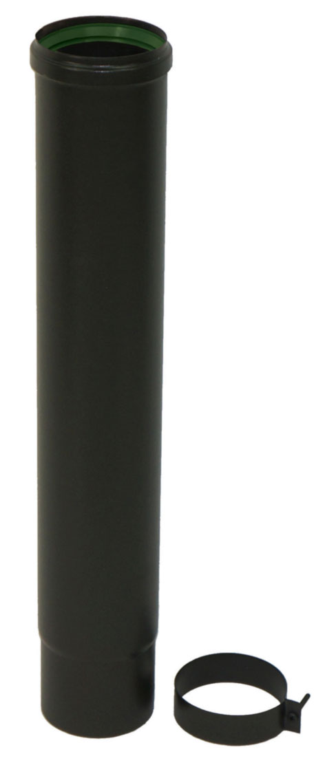 Rallonge télescopique ø.80, longueur 500 mm + bague