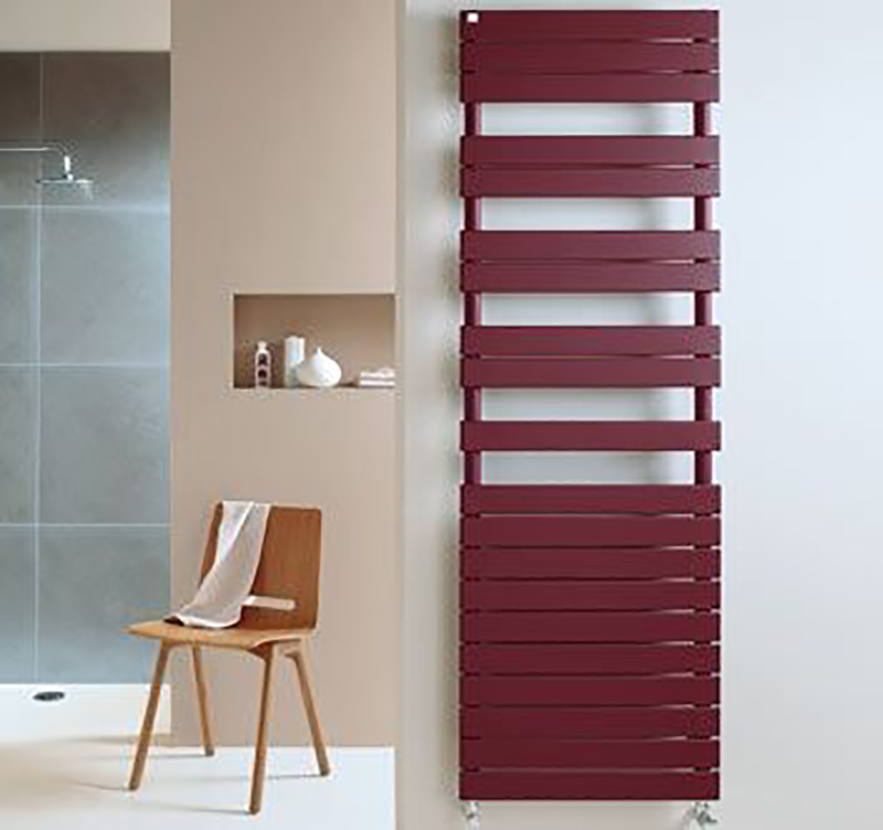 Radiateur sèche-serviettes modèle eau chaude ROSA SPA blanc, 1019 W. - H.1851 - L.600