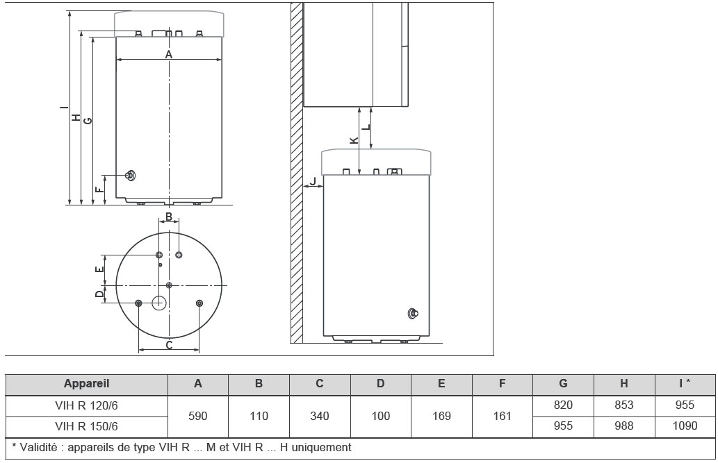 Préparateur ECS UNISTOR VIH R au sol cylindrique compact 2
