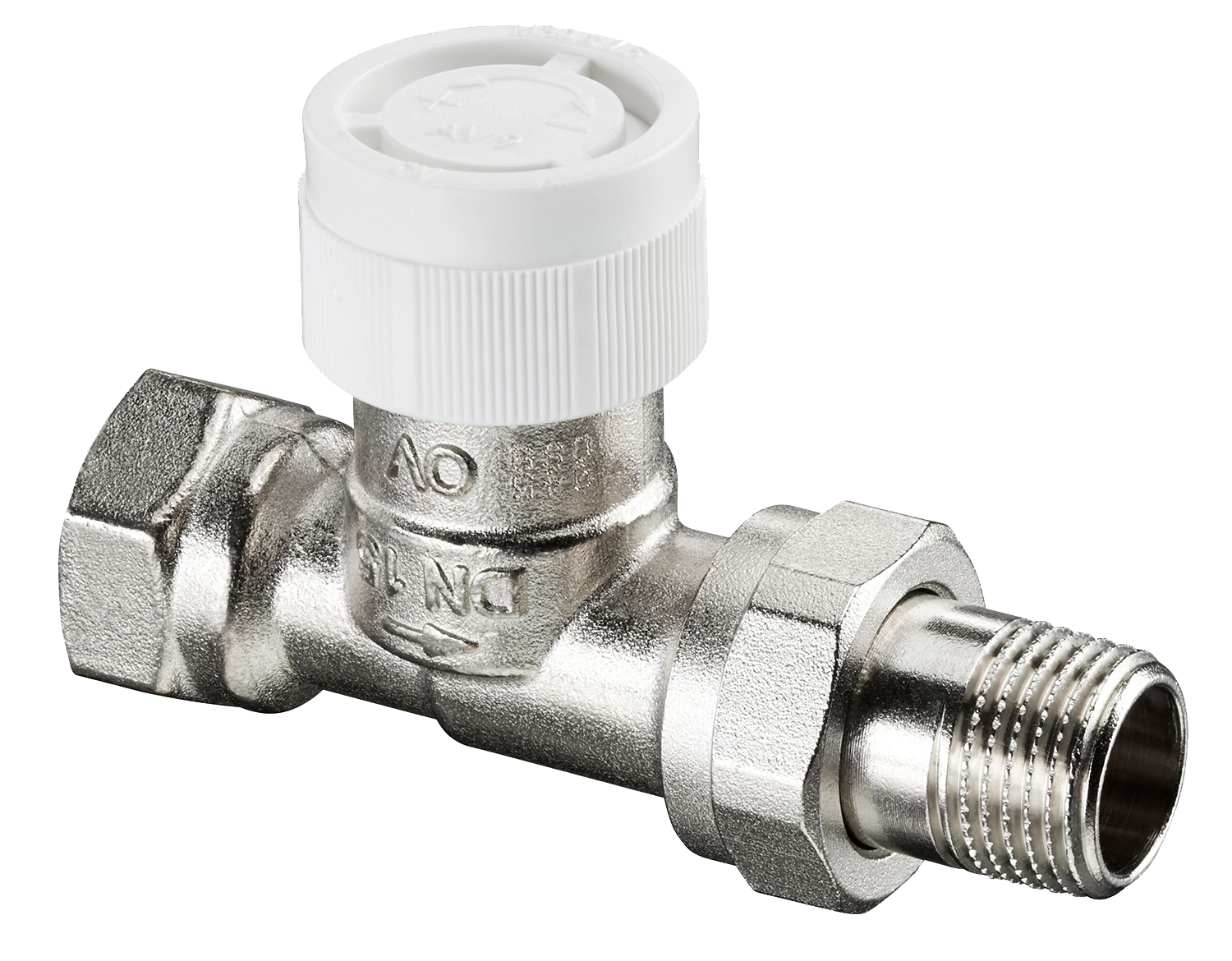 Robinet thermostatique de radiateur droit Ø 3/8