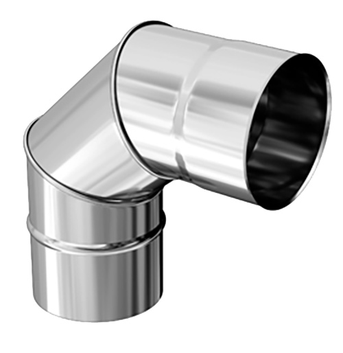 Coude 3 parties équerre 90° Inox 304