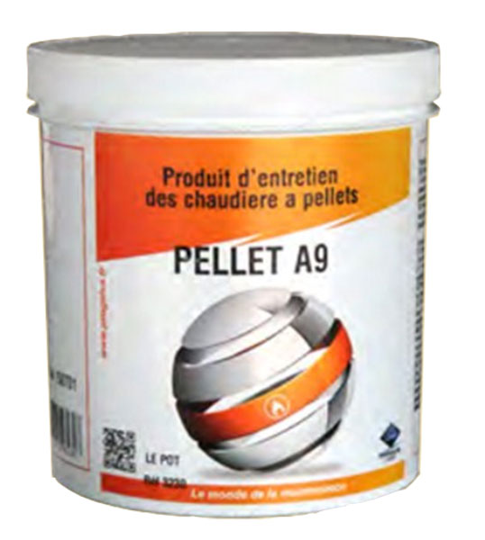 Produit d'entretien des chaudières à pellets PELLET A9