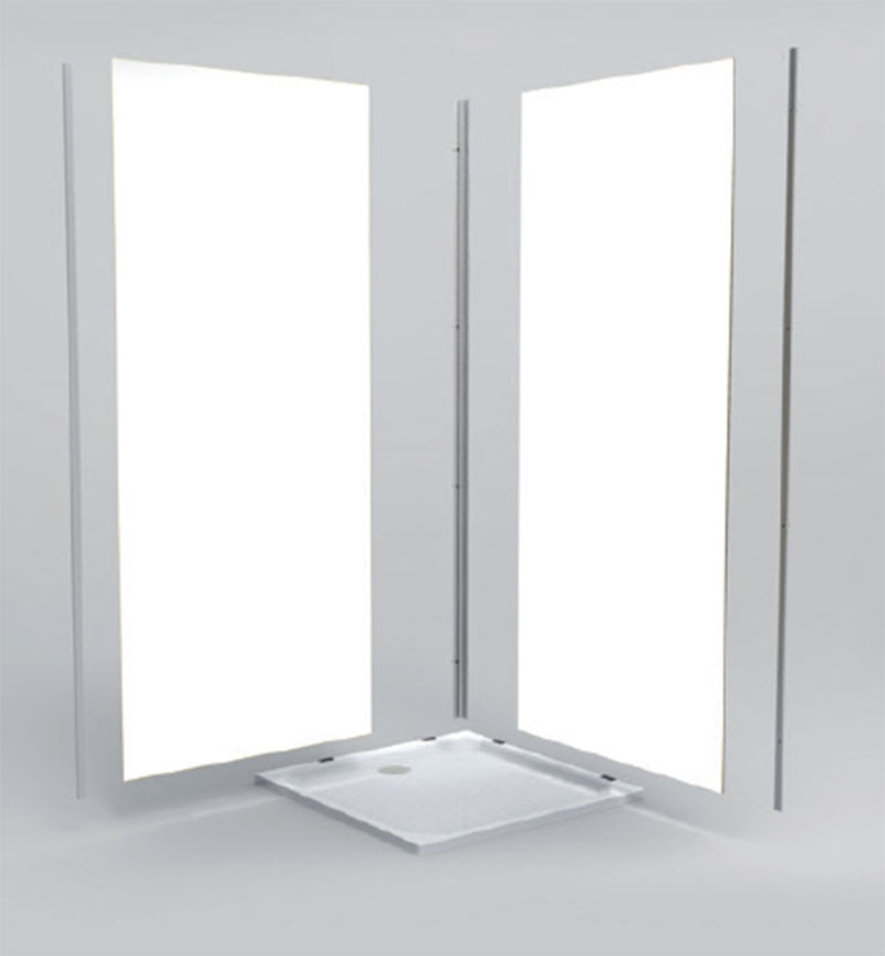 Panneau mural DECOFAST CLASSIC Extension angle H. 2000mm Panneau mural DECOFAST CLASSIC Extension angle H. 2000mm