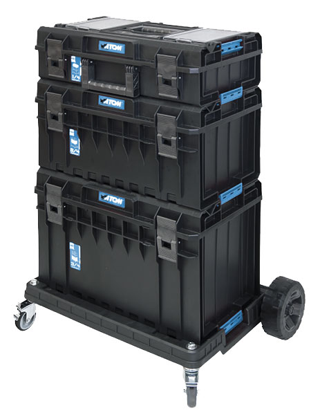 Tour ClipDrive Set Profi, ensemble de caisses à outils d'une capacité de 105,5 L