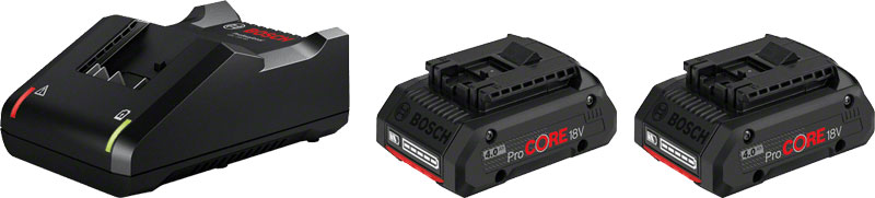 Pack batteries + chargeur ProCORE 18V 4Ah