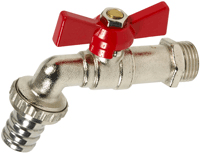 Robinet de puisage laiton manette papillon 2