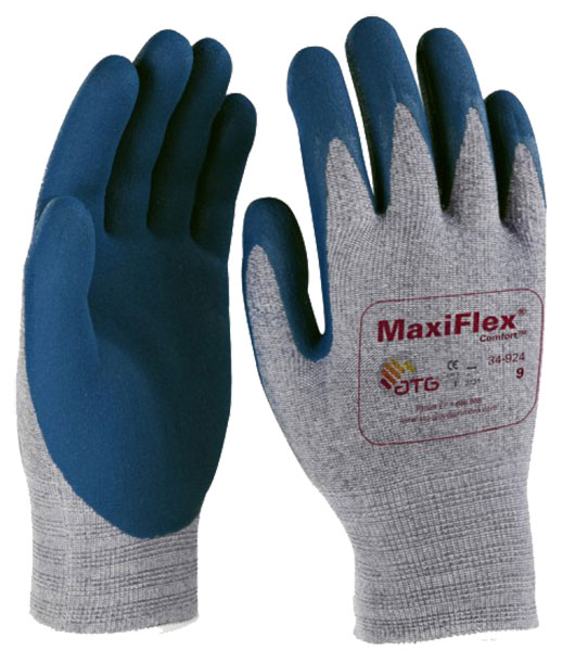 Gants bleu respirants taille 10