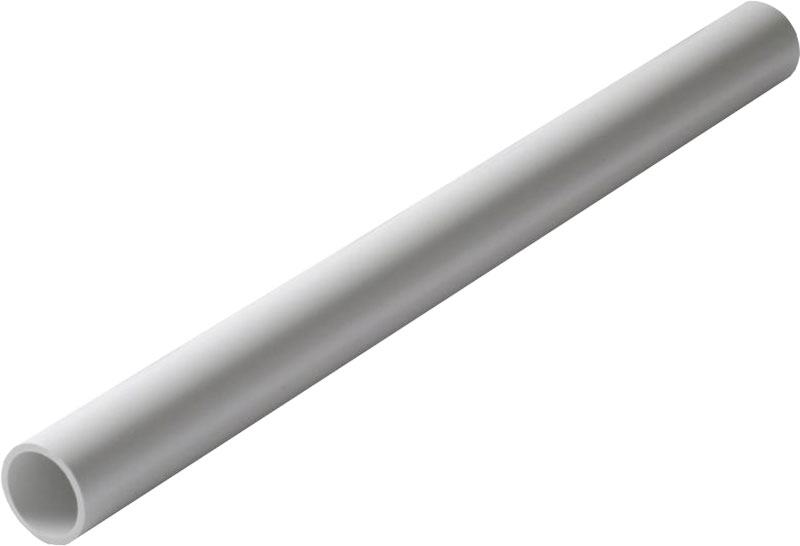 Tube lisse blanc ø40 mm - 2ml
