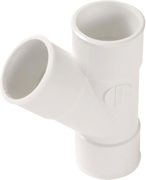 Culotte simple 45° FF blanc ø40