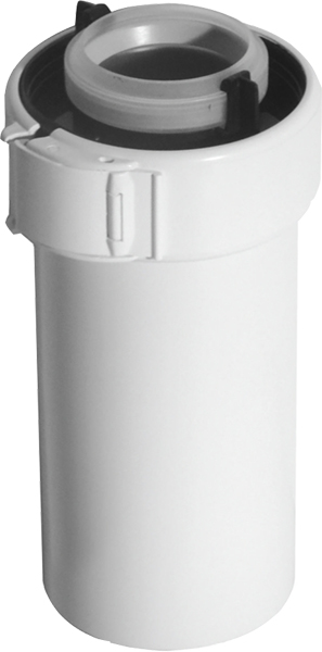 Conduit Rolux Condensation Ø.80/125 mm PPTL/PVC Blanc long.500 mm système Sekurit