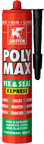 Colle polymax Fix&Seal Noir 425g
