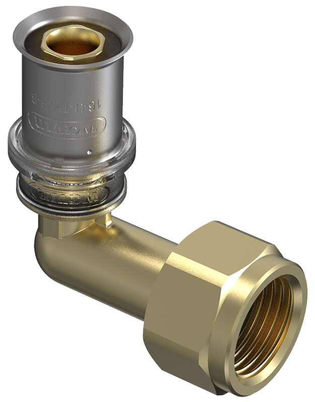 Coude écrou libre FF 90° ø 20 x 3/4