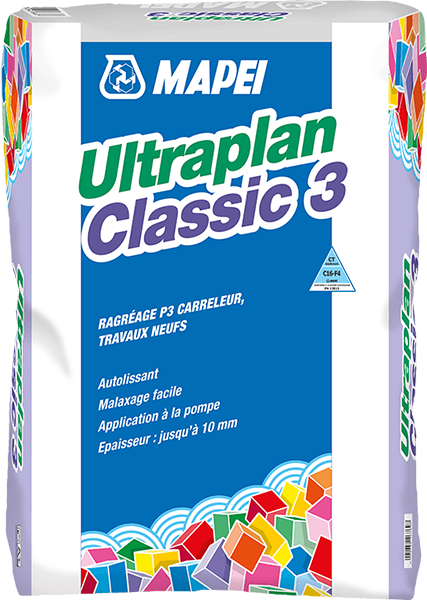 ULTRAPLAN CLASSIC 3 Ragréage autolissant P3 dédié sols durs Sac de 25 kg