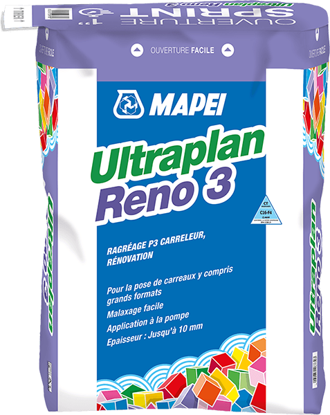 ULTRAPLAN RENO 3 Ragréage autolissant P3 dédié sols durs Sac de 25 kg