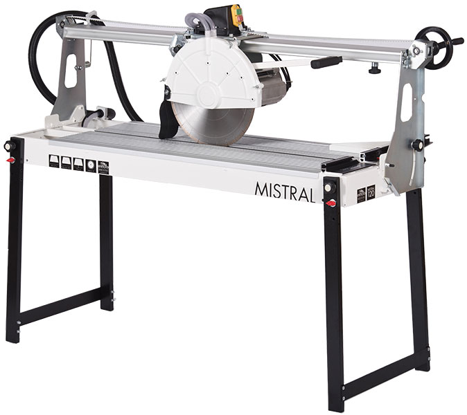 Scie à eau MISTRAL 120 L. 120 cm - Disque standard ø350 mm