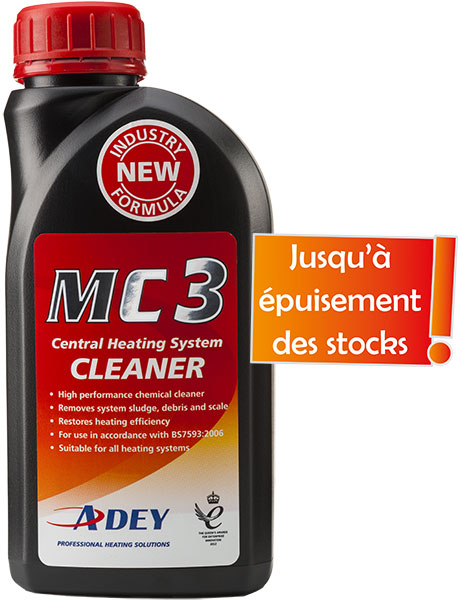 Mini Produit de nettoyage pour installation de chauffage central MC3+ 1