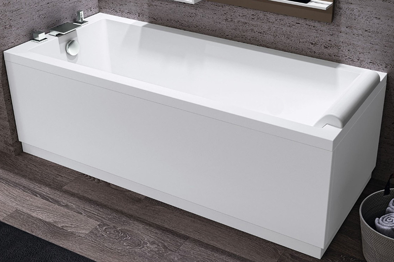 Baignoire acrylique CALOS 2.0 - Blanc brillant