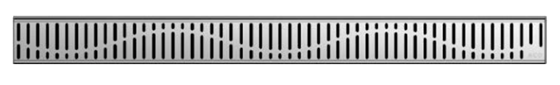 Couverture inox SHOWERDRAIN C finition Wave 2