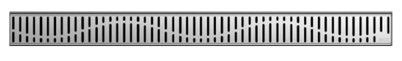Couverture inox SHOWERDRAIN C 985x64 mm, finition WAVE