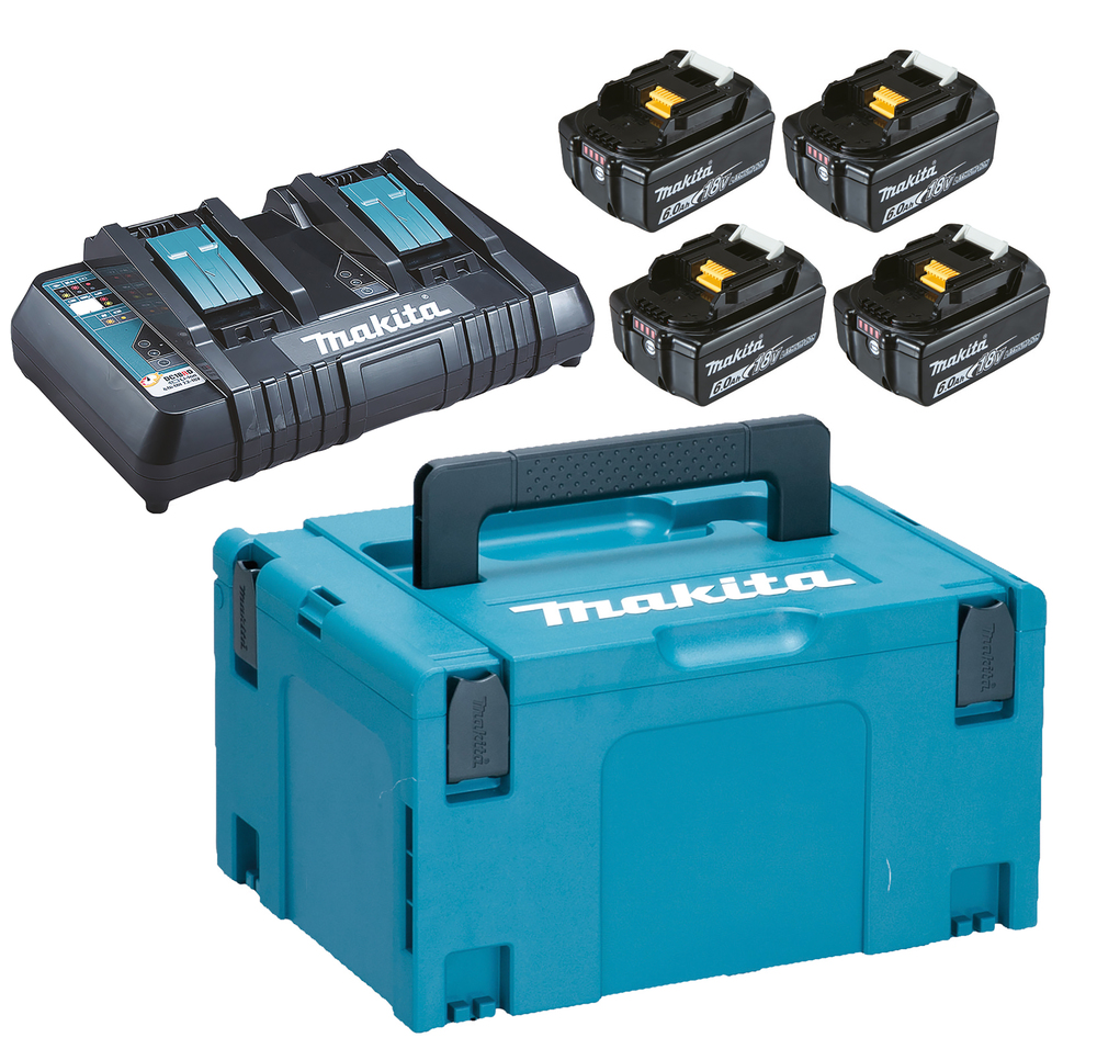 Pack 4 batteries + chargeur double