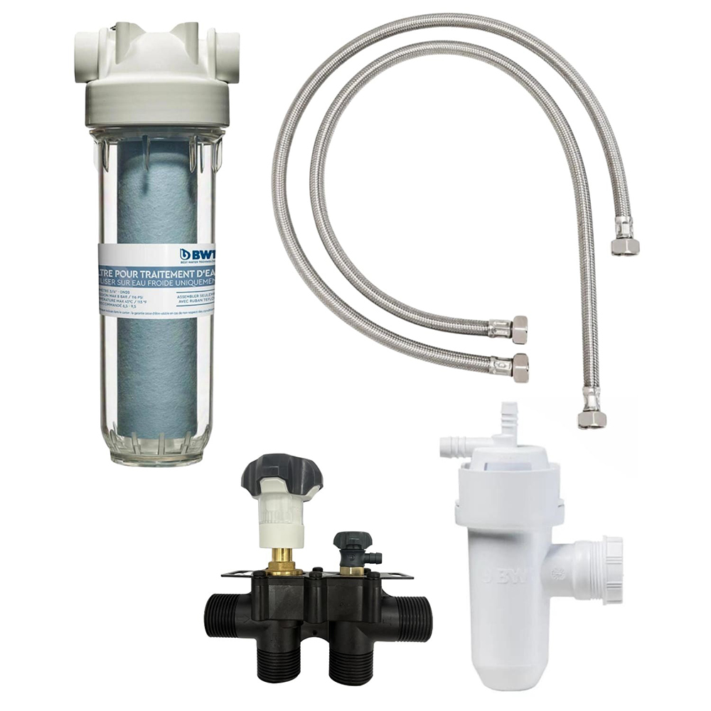 Kit de raccordement adoucisseur pour installation rapide