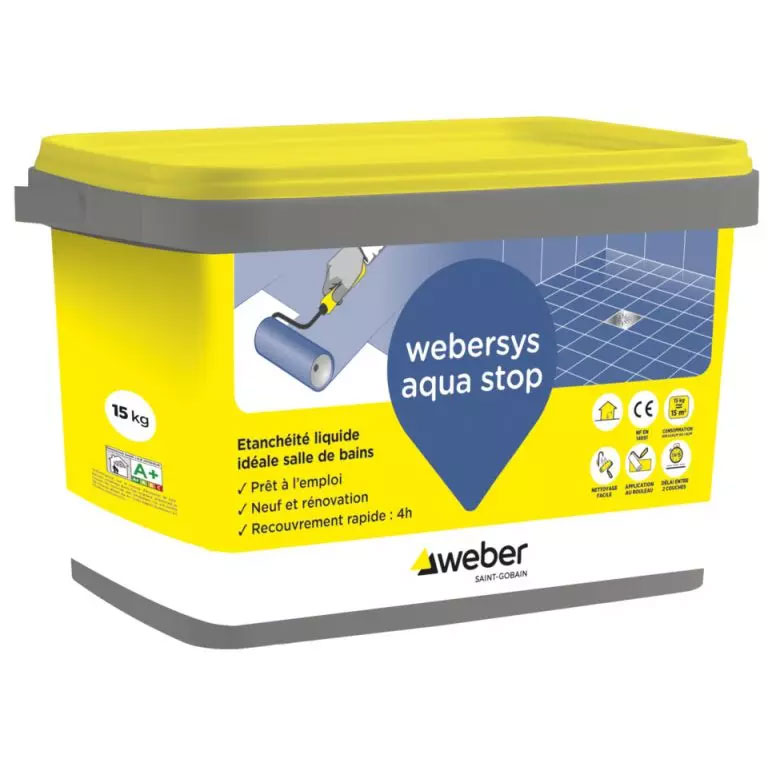 Système d'étanchéité WEBERSYS AQUA STOP