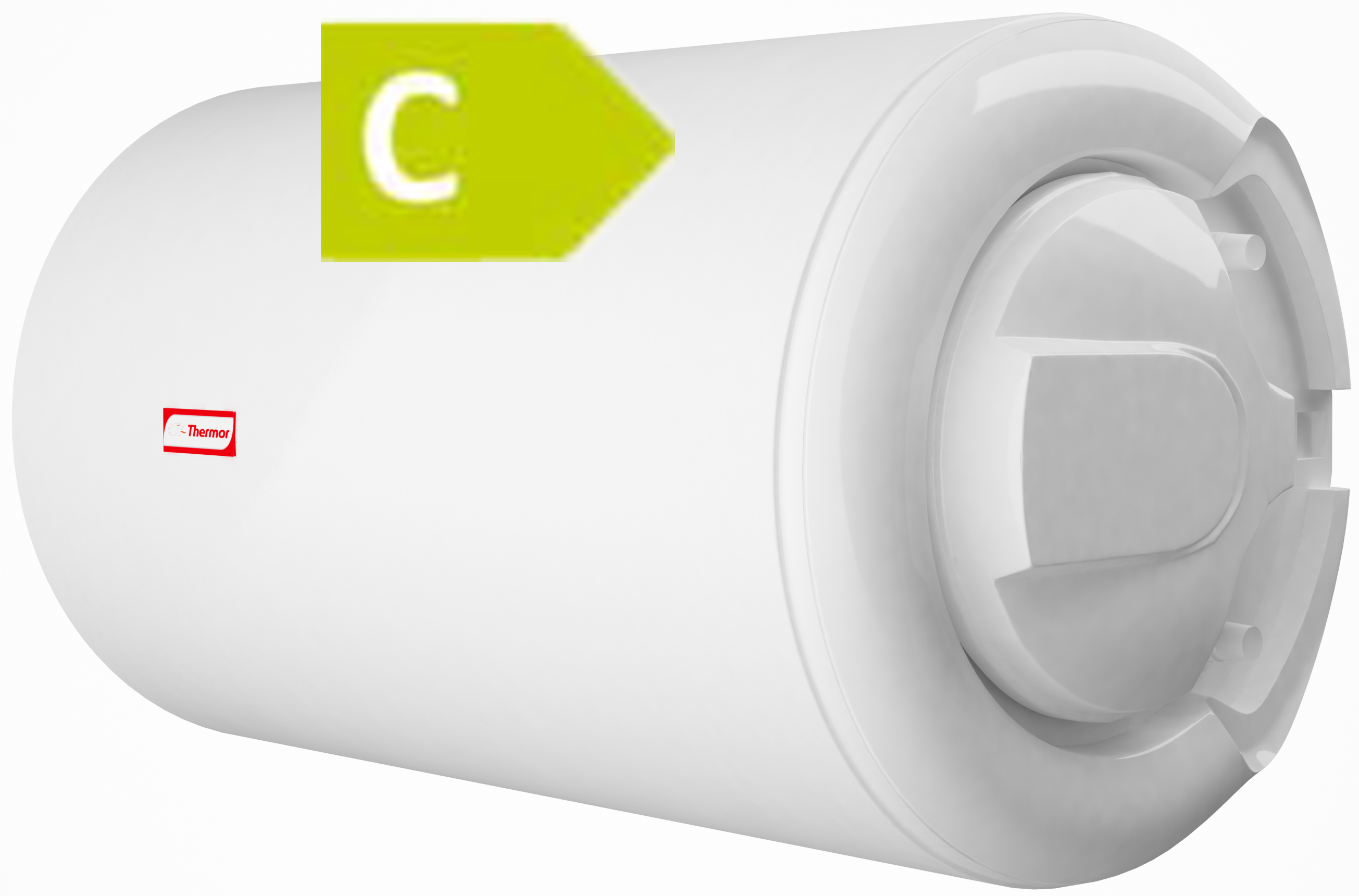 Chauffe-eau électrique horizontal raccordement côté blindé 2