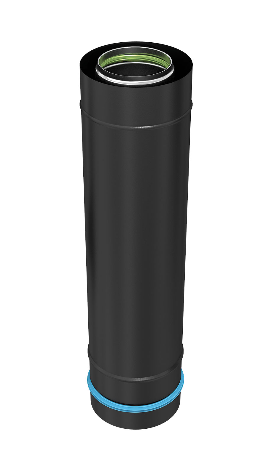 Conduit noir Ø 100/150, longueur 500 mm