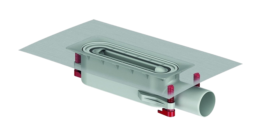 Mini Caniveau inox complet SHOWERDRAIN S+ 1