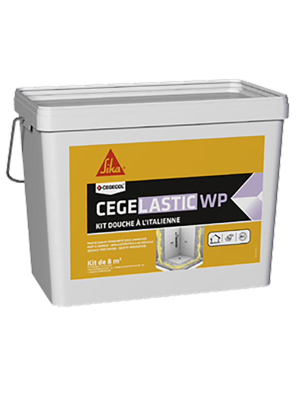 Mini Protection à l'eau sous carrelage et étanchéité de plancher intermédiaire CEGELASTIC WP 2