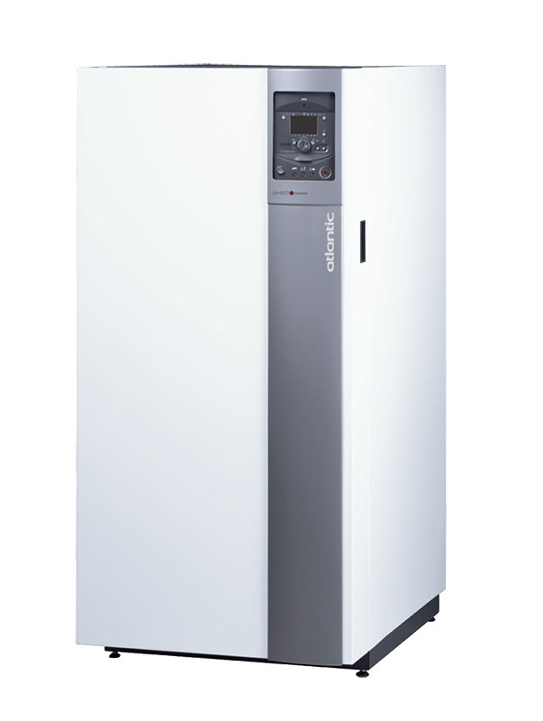 Chaudière AXEO NOX au sol, fioul condensation, ECS accumulée