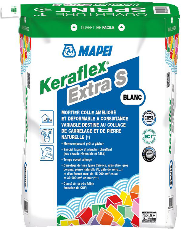 Mini Mortier-colle amélioré KERAFLEX EXTRA S 2