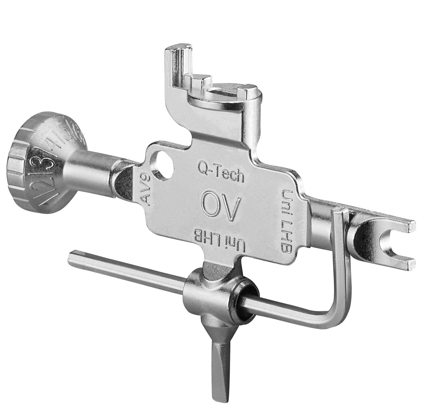 Outil universel pour tête thermostatique Uni LHB et robinet thermostatique AV9