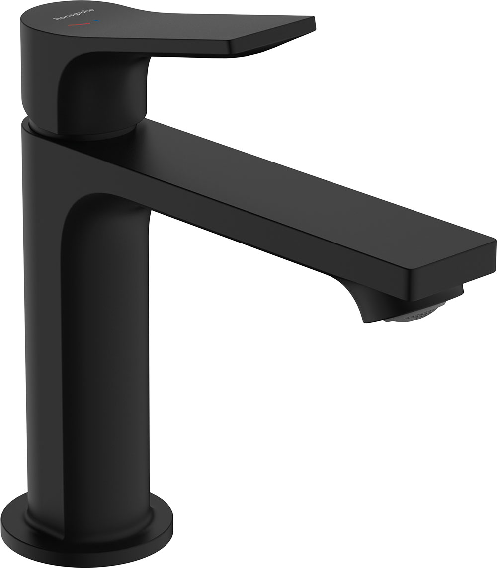 Mitigeur lavabo ZEBRIS 110 noir mat