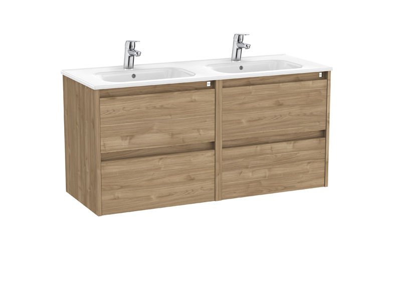 Meuble 4 tiroirs + lavabo TENET 120 cm