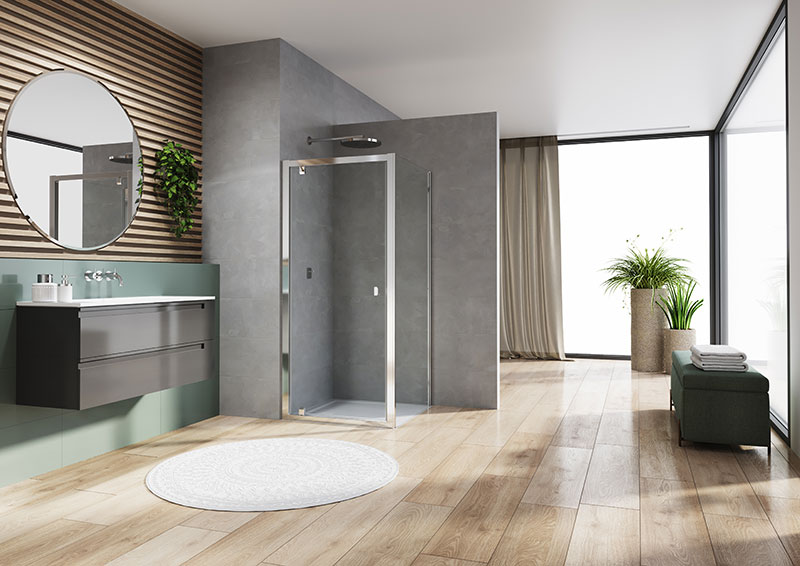 Mini Paroi de douche paroi fixe ARELIA H. 1900 mm 2