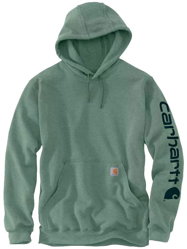 Sweat à capuche couleur jade